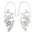 Peacock Sterling Silver Drop Earrings 'Peacock Style'