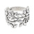 Rice Stalk Sterling Silver Band Ring 'Rice Stalks'