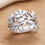 Rice Stalk Sterling Silver Band Ring 'Rice Stalks'