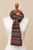 Alpaca Wool Striped Scarf 'Lavish Winter'