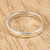 Polished 950 Silver Unisex Band Ring 'Polished'