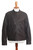 Classic Men's Leather Biker Jacket in Dark Brown 'Suave Elegance'