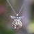 Handmade Angel Wing Sterling Silver Harmony Ball Necklace 'Wings of an Angel'