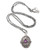 Amethyst Locket Necklace on Cable Chain 'Romantically Inclined'