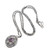 Amethyst Locket Necklace on Cable Chain 'Romantically Inclined'