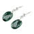 Sterling Silver and Jade Cat Dangle Earrings 'Nature of God - Cat'