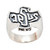 Oxidized Sterling Silver Men's Jesus Ring ''Jesus''