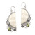 Peridot and Sterling Silver Moon Dangle Earrings 'Cheek to Cheek'