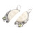 Peridot and Sterling Silver Moon Dangle Earrings 'Cheek to Cheek'