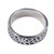 Sunflower Band Ring in 950 Taxco Silver 'Sunflower Garland'