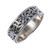 Sunflower Band Ring in 950 Taxco Silver 'Sunflower Garland'