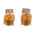 Citrine Birthstone Stud Earrings from India 'Scintillate'