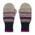 Pure Alpaca Wool Mittens with Inca Pattern 'Miski Inca'