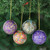 Handcrafted Christmas Papier Mache Ornaments Set of 4 'Mughal Celebration'