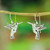 Fair Trade Fine Silver Bird Earrings from Mexico 'Hummingbird Secrets'