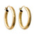 Classic 18k Gold Plated Hoop Earrings 'Forever Classic'