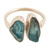 Rough Apatite Cocktail Ring from India 'Apatite for Togetherness'