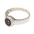 Amethyst Solitaire Sterling Silver Ring 'The Life Within'