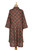 Dropped-Waist Viscose Print Shirtdress 'Creative Fusion'