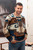 Intarsia Knit Alpaca Wool Men's Sweater 'Chavin Geometry'