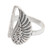 Sterling Silver Pair of Wings Cocktail Ring 'Fanciful Flight'