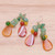 Multi-gemstone Dangle Earrings on Sterling Silver Hooks 'Candy Mood'