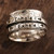 Sterling Silver Inhale Exhale Meditation Spinner Ring 'Just Breathe'