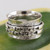 Sterling Silver Inhale Exhale Meditation Spinner Ring 'Just Breathe'