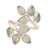 Artisan Crafted Chalcedony Cocktail Ring 'Leafy Glory'