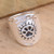 Wide Sterling Silver Paw Print Ring 'Paw Perfection'