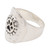 Wide Sterling Silver Paw Print Ring 'Paw Perfection'