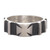 Cross Pattee band Ring in Sterling Silver 'Footed Cross'