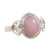 Artisan Crafted Pink Opal Ring 'Pink Sophistication'