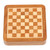 Hand Carved Wood Mini Travel Chess Set 'Traveling with Royalty' Hand Carved Wood Mini Travel Chess Set 'Traveling with Royalty'