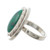 Natural Chrysocolla and Sterling Silver Ring 'Cachet'