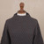 Trellis Pattern Grey 100 Alpaca Sweater 'Smoky Grey Trellis'