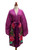 Hand-Painted Lotus Flower Rayon Robe 'Pink Lotus'