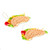 Fun Taco Christmas Ornaments Pair 'Tacos for Christmas'