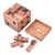 Raintree Wood Soma Cube Puzzle from Thailand 'Soma Cube Challenge'