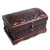 Decorative Chest Colonial Leather Jewelry Box  'Colonial Legacy'