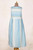 Hand Made Embroidered Cotton Sundress 'Horizon in Blue'