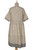 Hand Woven Cotton Empire Waist Dress from India 'Summer Picnic'