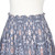 Hand Woven Cotton Midi Ikat Skirt from Bali 'Grey Gardens'