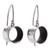 Handmade Modern Fine Silver Dangle Earrings 'Urban Moon'