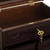 Hand Crafted Leather Jewelry Chest 'Colonial Flowers'