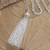 Sterling Silver Tassel Pendant Necklace from Bali 'Rah Rah'