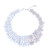 Cultured Pearl and Rainbow Moonstone Choker Necklace 'Heavenly Song'