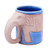 Hand Made Celadon Ceramic Elephant Mug from Thailand 'Morning Joe'