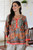 Hand Embroidered Floral Tunic from India 'City Sunset'