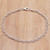 Hand Made Sterling Silver Chain Bracelet from Bali  'For Your Birthday'